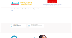 Desktop Screenshot of emedprimarycare.com